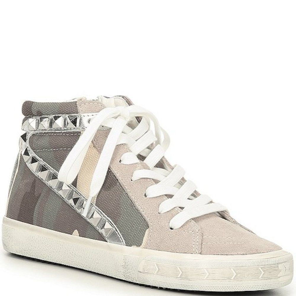 Steve Madden Tracey Studded Detail Camo Print